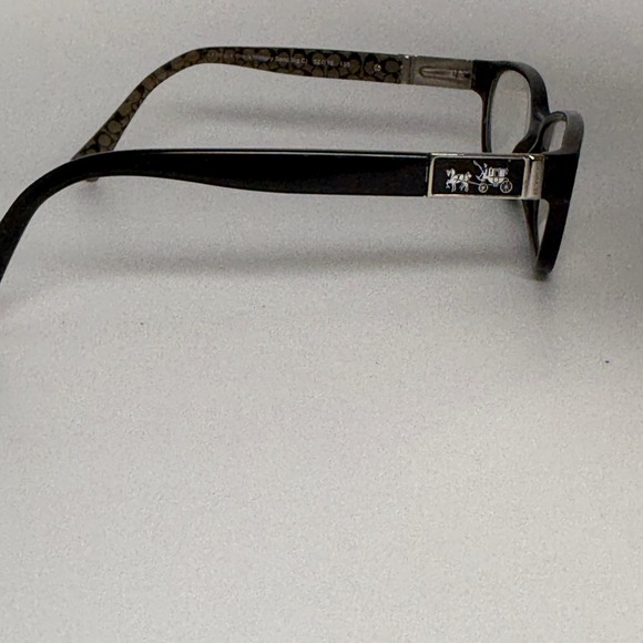 Coach HC 6061 Emma Black Military Sand Sig C Eyeglasses Frames 52-15-135 - Picture 4 of 7